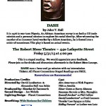 “DASH”: Staged Rdg: 2013 PCTF; Robert Moss Theatre; Friday May 31 @ 4pm